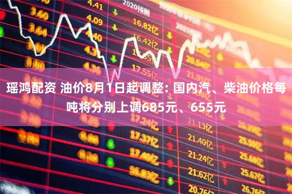 瑶鸿配资 油价8月1日起调整: 国内汽、柴油价格每吨将分别上调685元、655元